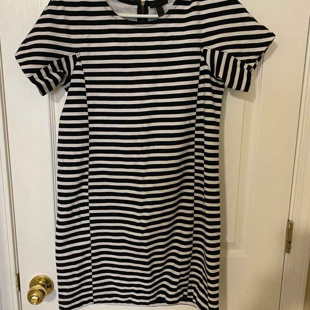 JCREW Striped Shift Dress